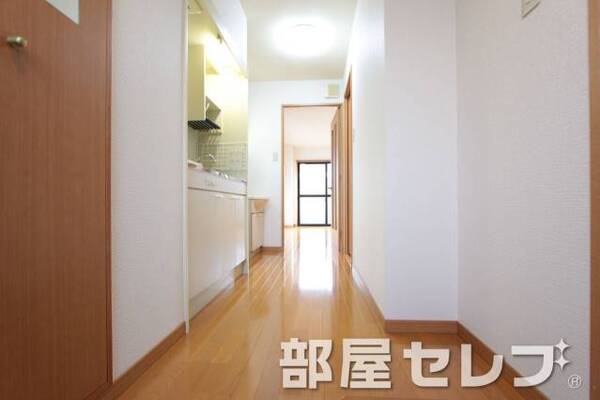 玄関から見た景色です。他号室の写真です。