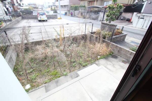専用庭付きです