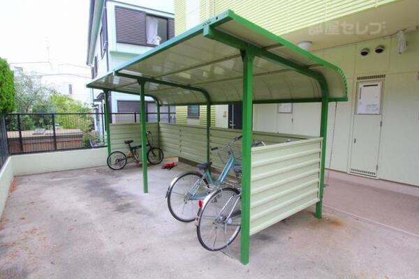 駐輪場です。