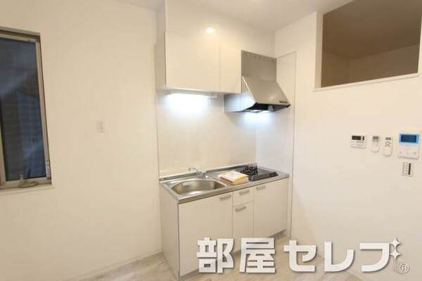 2口コンロシステムキッチン。