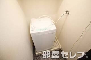 洗濯機置き場。