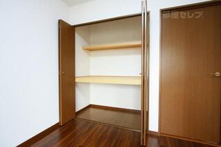 たくさん収納できそうなクローゼット。