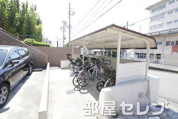 駐輪場です。