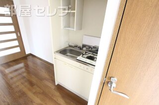 シンプルなキッチンです。