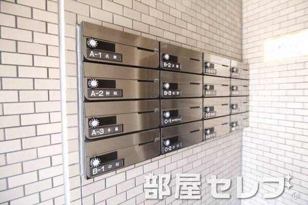 ダイヤル式ポスト。
