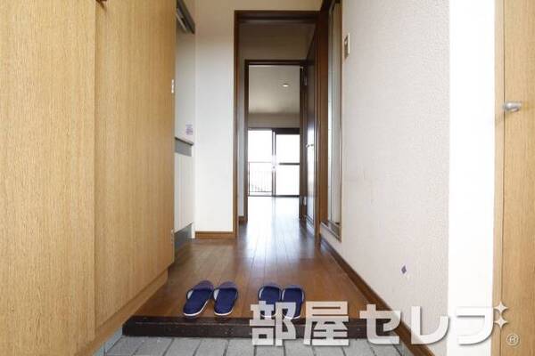 玄関から見た景色です。