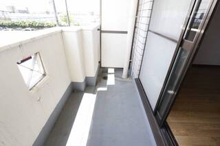 日当たりの良いベランダです。