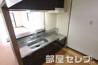 2口ガスコンロ設置タイプ。他号室の写真です。