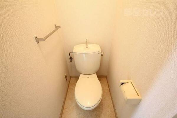 トイレもきれいしています。