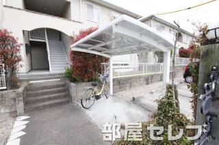 駐輪場。