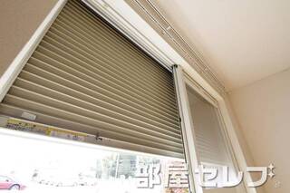 シャッター雨戸。他号室の写真です。
