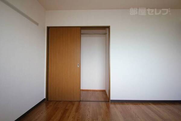 大きめのクローゼットと収納があります