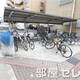 自転車置場。