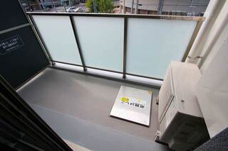日当たりの良いベランダです。