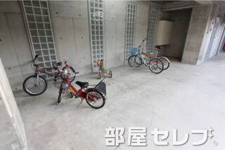 自転車置場。