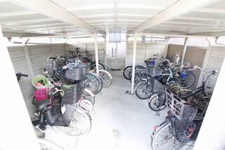 自転車置場。