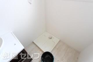 洗濯機置き場です。