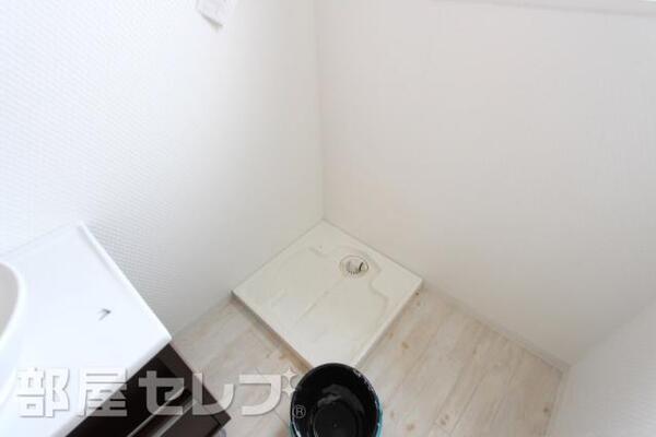洗濯機置き場です。