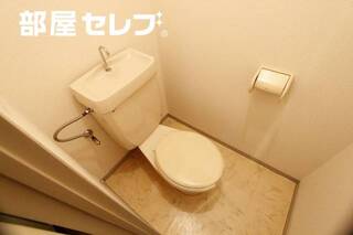 清潔感のあるトイレ。