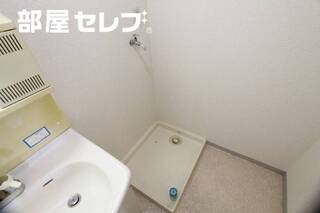 室内洗濯機置き場。