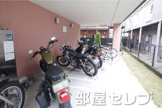 自転車置場。