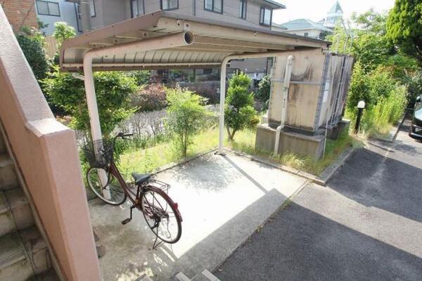 駐輪場です。