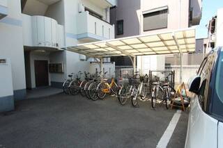 駐輪場です