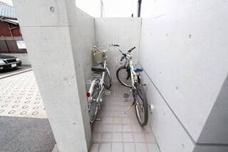 駐輪場です。