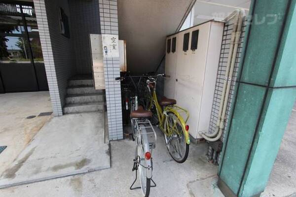 駐輪場です。