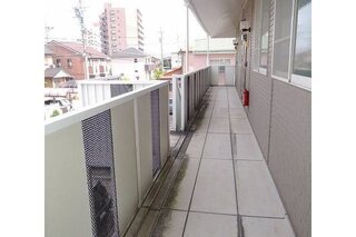 ベランダでいっぷく…