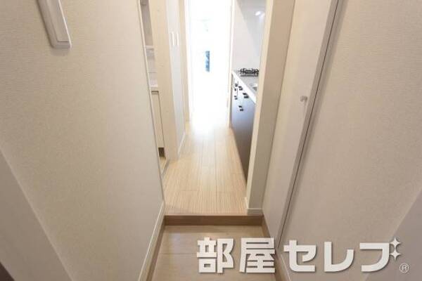 玄関から見た景色です。