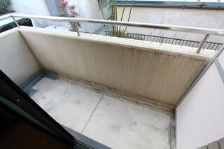 水はけの良いベランダです。