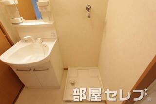 室内洗濯機置き場。他号室の写真です。