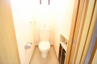 落ち着いた空間のトイレです