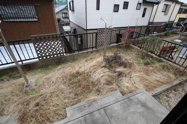 専用庭があります。
