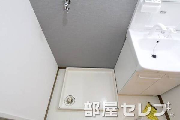 洗濯機置き場です。