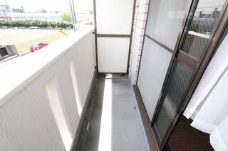日当たりの良いベランダです。