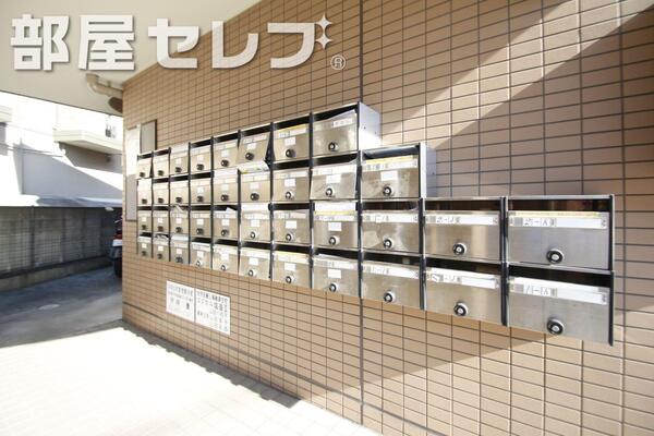 ダイヤル式ポスト。