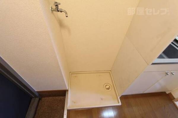 室内洗濯機置き場です