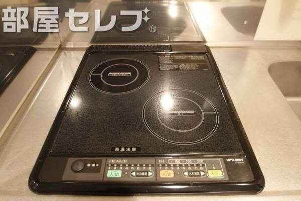 2口コンロで料理もスムーズ。