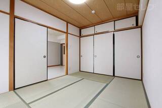 キレイな色の畳です。新しいのがわかります。モデル写真です。