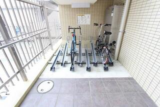 自転車をしっかり停められます。