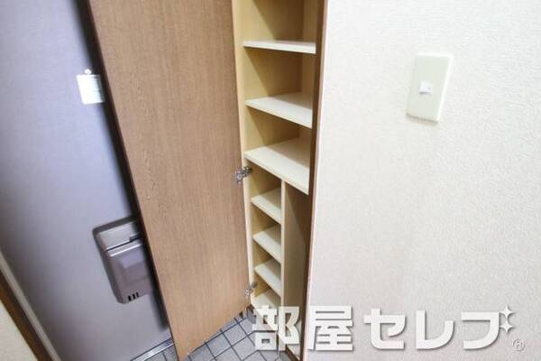 たっぷり収納シューズケース。