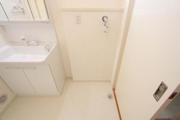 室内洗濯機置き場です。