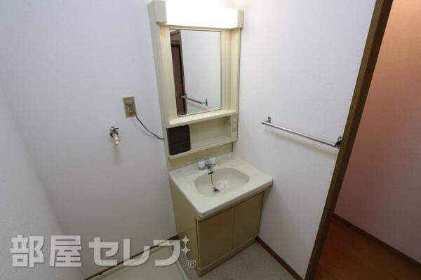 毎朝欠かせない洗面所です。