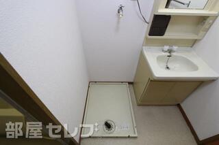 洗濯機置き場です。