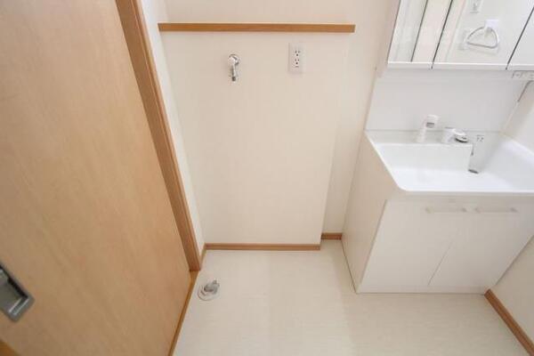 室内洗濯機置き場です。