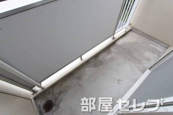 南向きのベランダ。他号室の写真です。