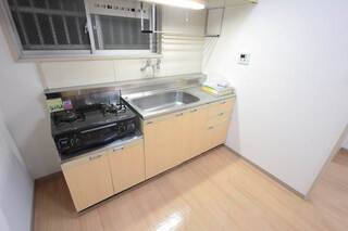 2口コンロのキッチンです