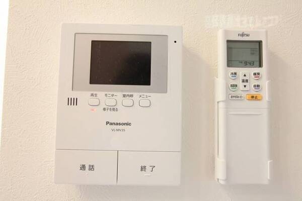 テレビモニター付きインターホンでセキュリティも安心